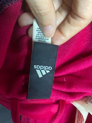 Chaqueta deportiva Adidas rosa y azul marino