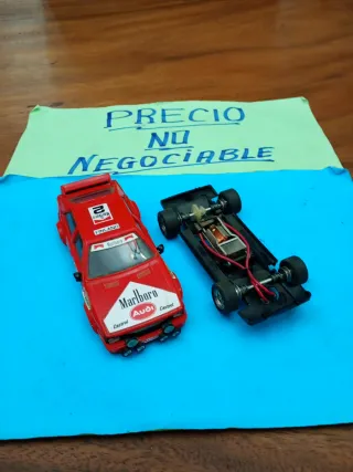 Scalextric Audi Quattro Exin con motor abierto