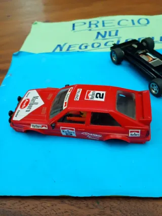 Scalextric Audi Quattro Exin con motor abierto