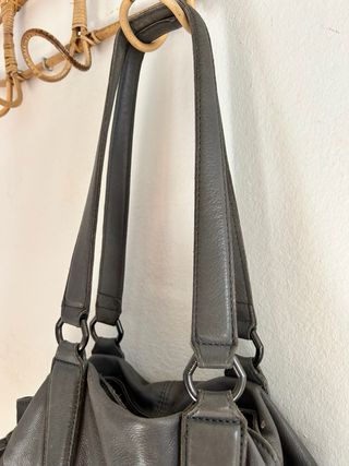 Bolso piel gris LIEBESKIND