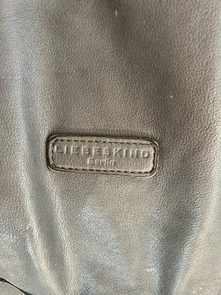 Bolso piel gris LIEBESKIND