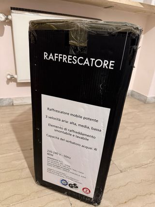 Raffrescatore 3 velocità, serbatoio 4L