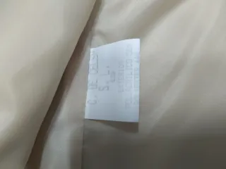 Chaquetón de pelo color crudo