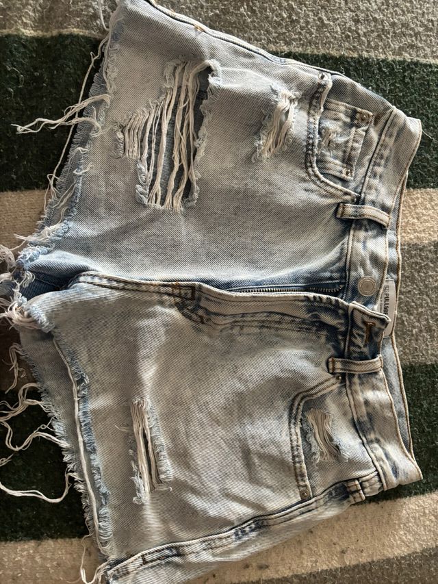 Shorts vaqueros rotos mujer