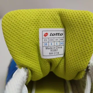 Zapatillas Lotto niño azul y verde