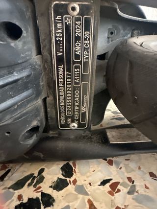 Patinete Eléctrico Wspeed Negro homologado DGT