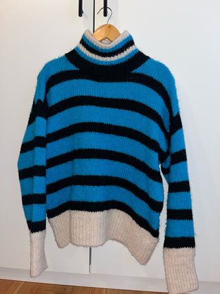 Jersey Easy Wear rayas azul y negro