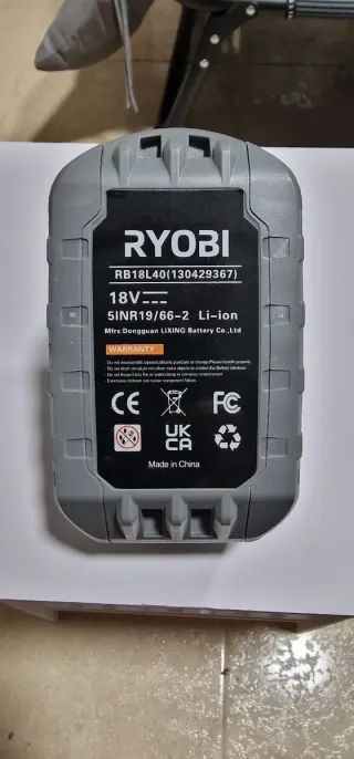 Batería Ryobi One+ 18V 6Ah HIGH
