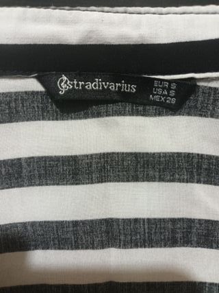 Camisa Rayas Mujer Stradivarius Talla S
