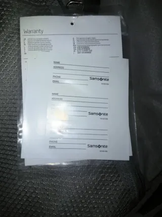 Porta abiti Samsonite nero