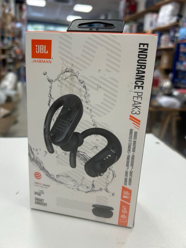 JBL Endurance Peak 3 Auriculares Inalámbricos Negr
