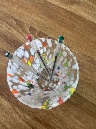 Bicchiere Murano portapenne