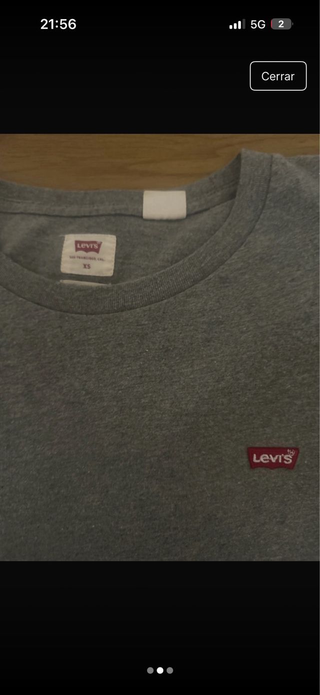 Camiseta Levi's Gris Talla XS