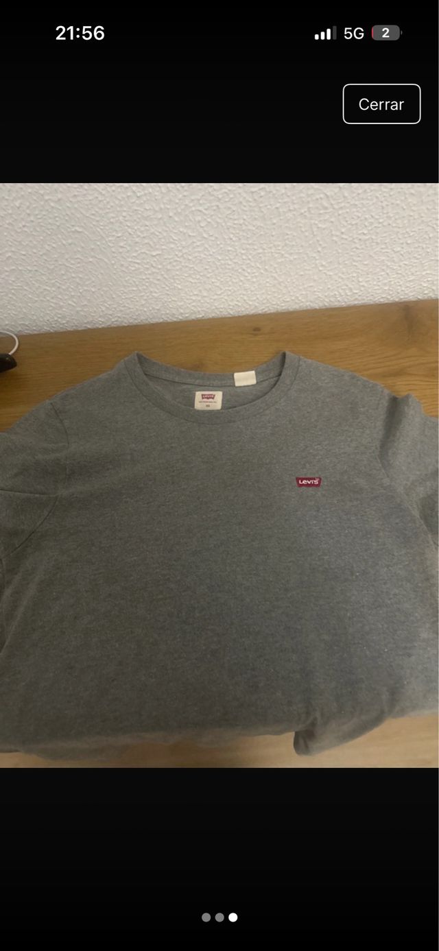 Camiseta Levi's Gris Talla XS