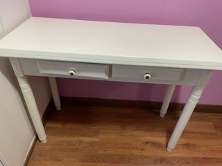 Mesa de cocina de libro blanca