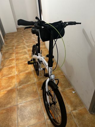 Bicicleta Plegable Blanca B-Fold