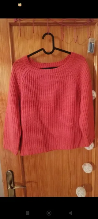 Jersey de punto rosa