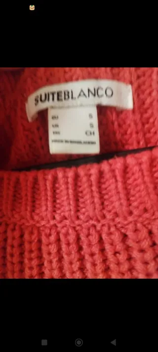 Jersey de punto rosa