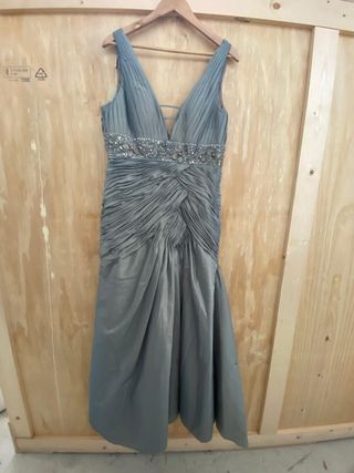 Abito elegante donna grigio