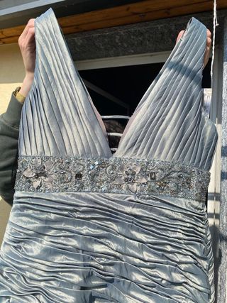 Abito elegante donna grigio