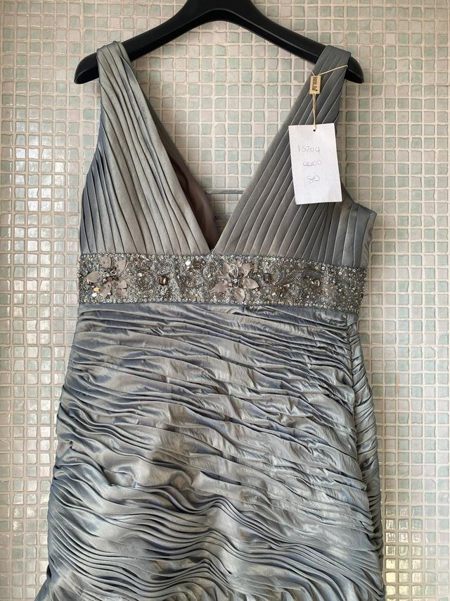 Abito elegante donna grigio