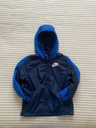 Giacca Nike Windbreaker Blu/Navy con Cappuccio