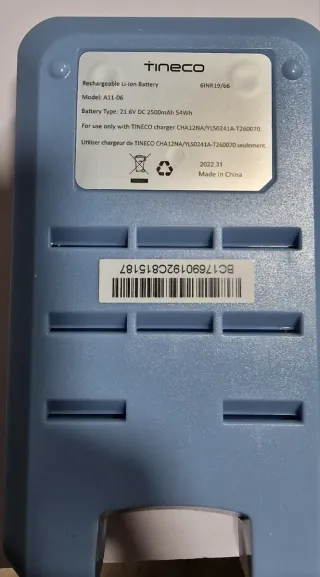 Batería Tineco A11 Original 21.6V