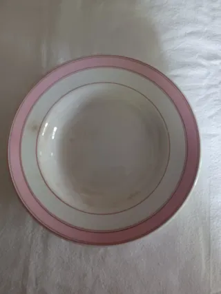 Prato de Sacavém Rosa e Branco