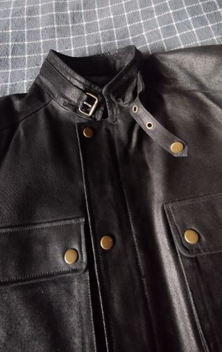 Chaquetón hombre. Piel natural