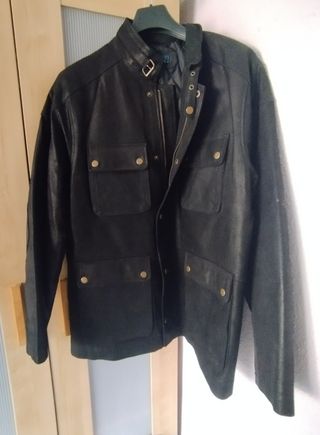 Chaquetón hombre. Piel natural