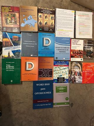 Libros primero de Derecho UNED