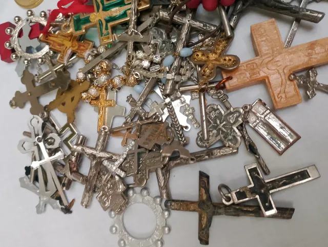 80 Crocette da Collezione Metallo e Legno