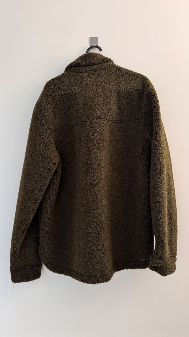 Chaqueta Zara Verde Borreguito
