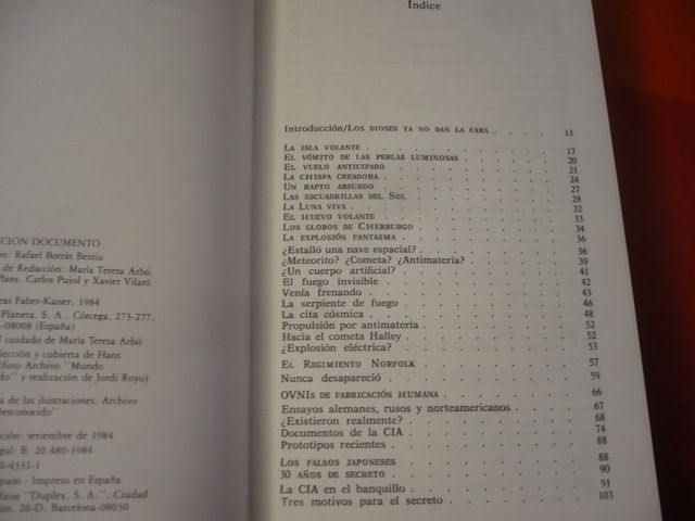 FUERA DE CONTROL ( ANDREAS FABER-KAISER ) OVNIS