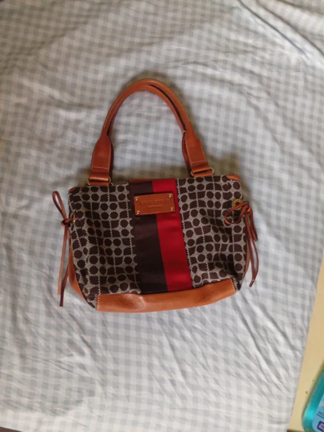 Bolso Kate Spade Marrón y Rojo