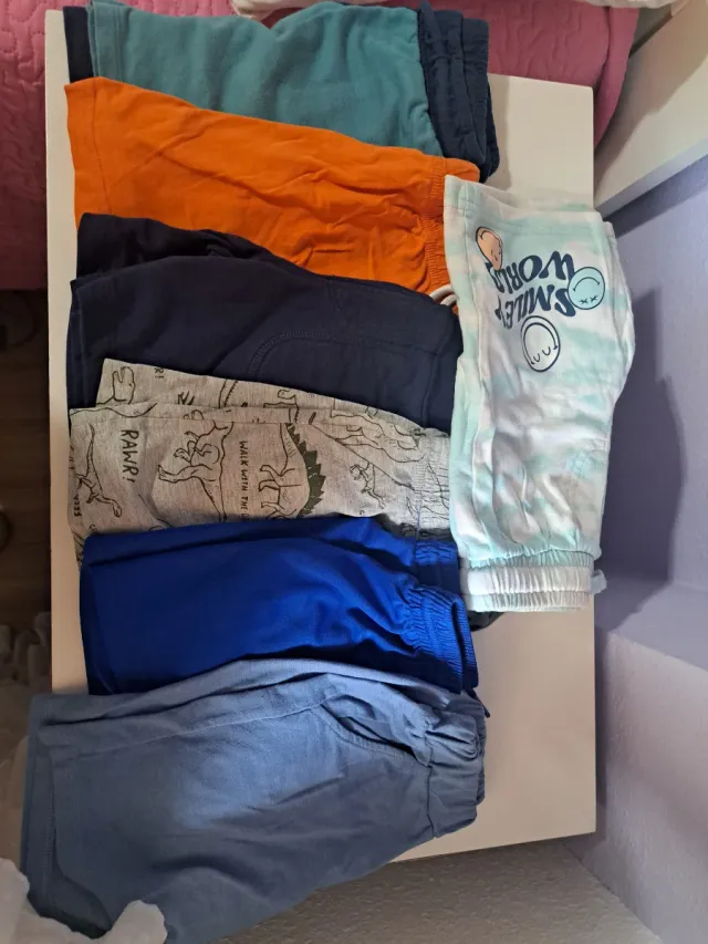 Lote 7 pantalones cortos niño