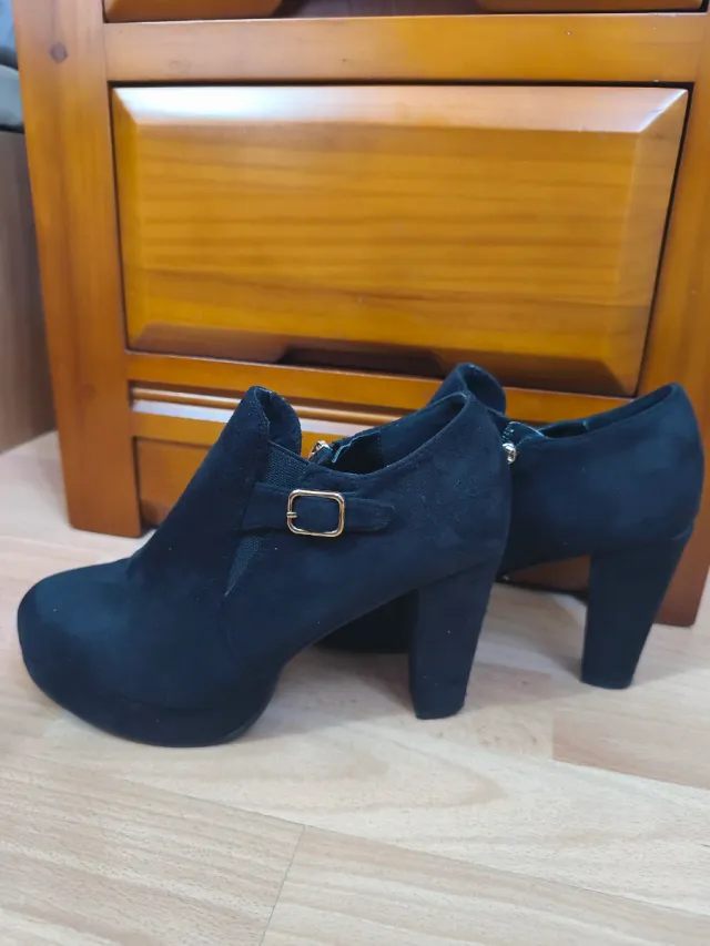 Botines tacón plataforma cremallera