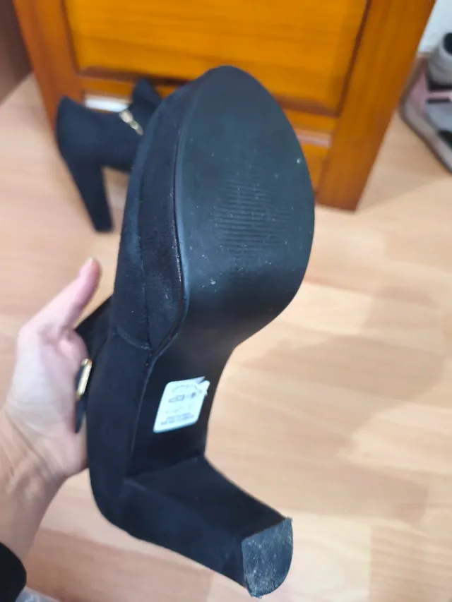 Botines tacón plataforma cremallera