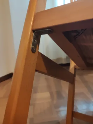 Mesa 90 redonda extensible .Te regalo las 4 sillas