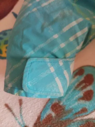 Anorak Columbia Invierno Turquesa Blanco Amarillo