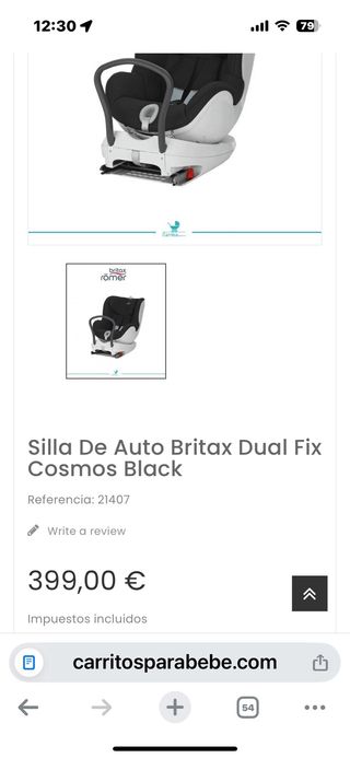 Silla coche Britax Römer Dualfix