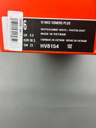 Nike Vomero Plus Bianche Taglia 36.5