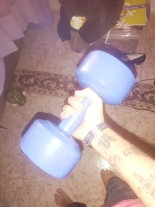 Mancuerna 5 kg Azul