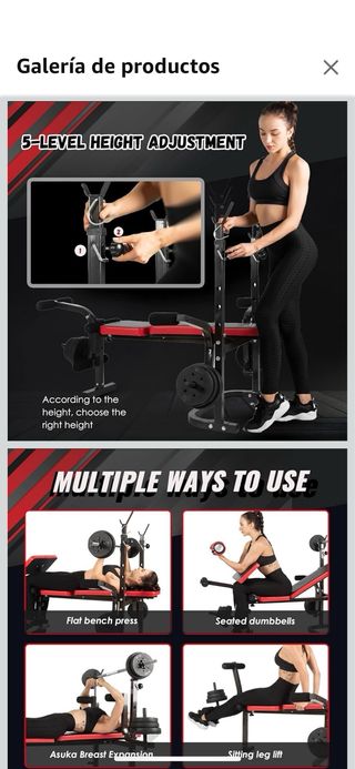 Banco de pesas DUMBBELL BENCH