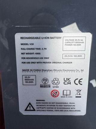 Batería aspiradora MORPILOT