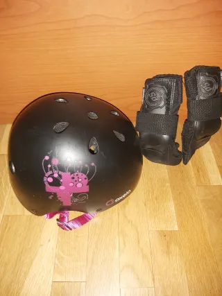 Patines Oxelo Extensibles T. 34-37 + Protecciones