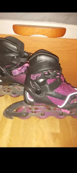 Patines Oxelo Extensibles T. 34-37 + Protecciones