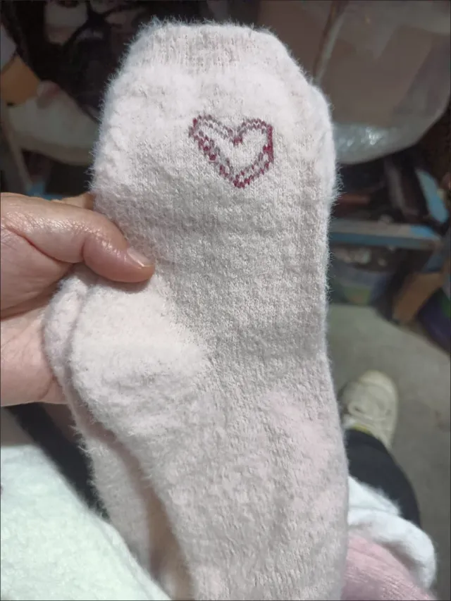 Calcetines de corazón talla única