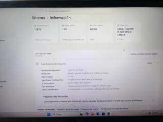 Ordenador HP i5 GTX 1060  16gb RAM