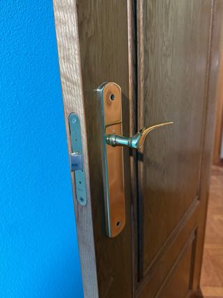 Puerta madera interior acabado Roble